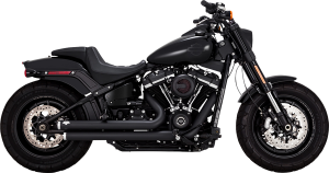 Big Shots Staggered 2-into-2 Exhaust System Black, 2, nordicamoto.ro