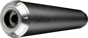 LeoVince Classic Racer Slip-On kipufogórendszer a Royal Enfield Interceptor 650 / Continental GT 650 modellekhez – Black Edition (kizárólag versenycélra), 1, nordicamoto.ro