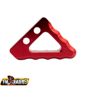 Fm-Parts megnövelt fékpedál-fedél V2 GasGas piros, nordicamoto.ro