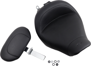Wide Solo Seat With Removable Backrest Black