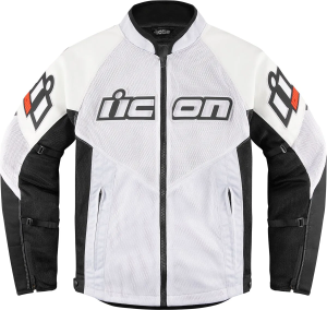 Icon Mesh AF White bőrdzseki