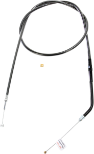 Black Pearl Braided Throttle/idle Cable Black
