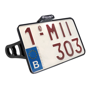 License Plate Side Mounts White, 2, nordicamoto.ro