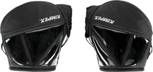 Snowmobile Muffs With Window Black