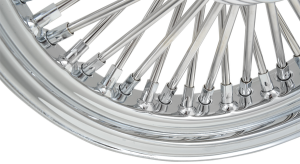 Fat Daddy 50-spoke Radial Laced Wheel Silver, 2, nordicamoto.ro
