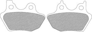 Sintered Metal Harley/Buell fékbetétek, 2, nordicamoto.ro