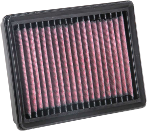 High-flow Air Filter Black, Red, 3, nordicamoto.ro
