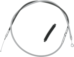 High-efficiency Braided Stainless Steel Clutch Cable Silver