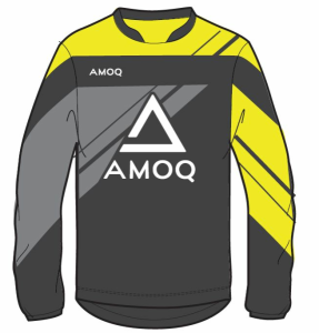 AMOQ Snowcross Jersey Black/HiVis S M, 2, nordicamoto.ro