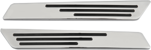 Saddlebag Hinge Inserts Silver