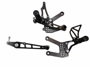 Rearset/footrest Black, Anodized, 1, nordicamoto.ro