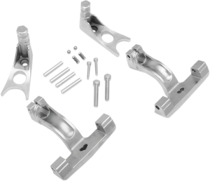 Passenger Floorboard Mount Kit Silver, 2, nordicamoto.ro