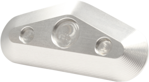 Passenger Footpeg Cover Kit Silver