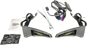 Sequential Tour Pak Seat Back Rest Led Lights White