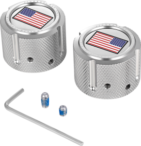 Front Axle Nut Cover Silver, 2, nordicamoto.ro