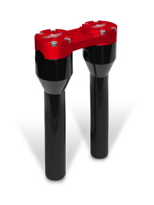 Clubstyle Straight Riser Black, Red, 1, nordicamoto.ro