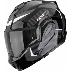 SCORPION EXO-TECH EVO PRO ACUTI M moduláris, hátrafelé nyitható sisak, fehér/kék/piros, 5, nordicamoto.ro
