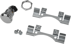 Push-button Fuel Door Latch Chrome, 1, nordicamoto.ro