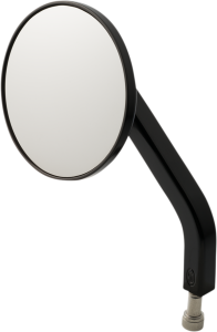 No. 7 Oe 3-1/4(r) Round Mirror Black, Anodized