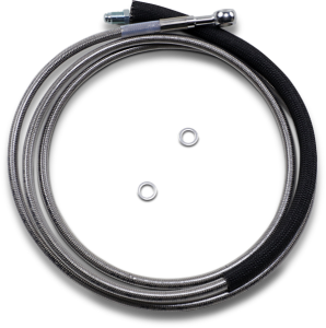 Stainless Steel Hydraulic Clutch Line Clear-coat