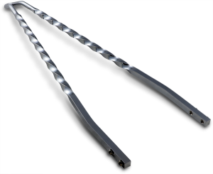 Twisted Sticks Sissy Bar Silver, 2, nordicamoto.ro
