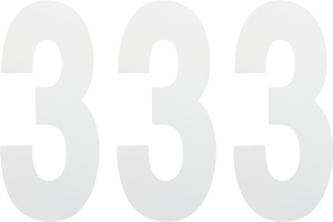 Standard Numbers White, 3, nordicamoto.ro