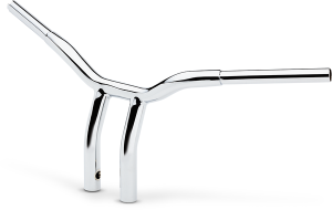 Kage Fighter Welded Bent-riser Handlebar Silver