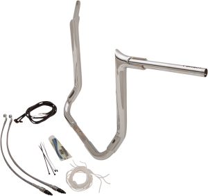 1-1/2(r) Ez Install Pointed Top Handlebar Kit Silver, 1, nordicamoto.ro