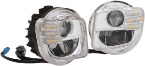 Tridium Led Fog Light Kit Chrome, 3, nordicamoto.ro