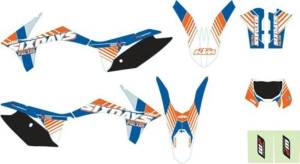 Kit stickere KTM Six Days Finland EXC 12-13