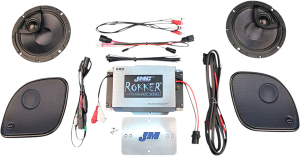 Jmc Rokker® 200w 2-channel Amplifier And Speaker Kit Black, Silver, 1, nordicamoto.ro