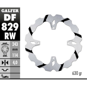 TM EN/MX 85-530 Galfer barázdált hátsó féklemez, nordicamoto.ro