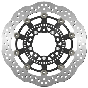 Brake Rotor Round Black, Silver