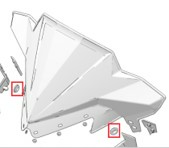 Sno-X Grommet oldalsó burkolat Polaris (10 darabos csomag), 2, nordicamoto.ro