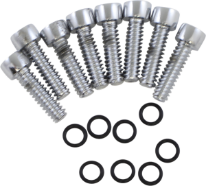 Turn Signal Lens Bolt Kit Chrome, 1, nordicamoto.ro