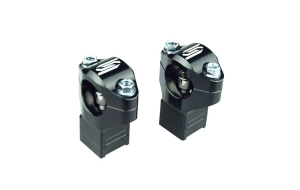 Bar Mounts For Oem Triple Clamps Black, Silver, 1, nordicamoto.ro
