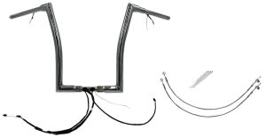 Plug & Play Ez Install 1-1/2(r) Flat Top Handlebar Kit Silver