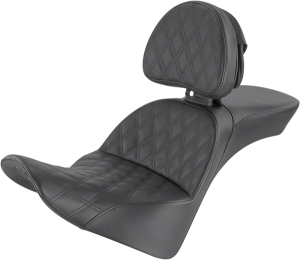 Explorer Lattice Stitch Seat Black
