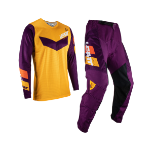 Combo Echipament Leatt 3.5 Indigo Purple/Orange 3XL, 1, nordicamoto.ro