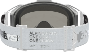 Alpinestars Vision 8 borostyánsárga–fehér–ezüst színű, színezett lencsés védőszemüveg, 2, nordicamoto.ro