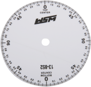 Engine Degree Wheel Black, Clear, 1, nordicamoto.ro