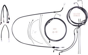 Karbonfibr Designer Handlebar Installation Kit Silver, 1, nordicamoto.ro