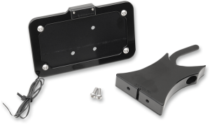 Side-mount License Plate White
