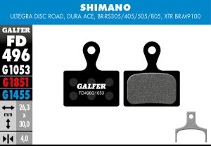 G1053 Standard Brake Pads
