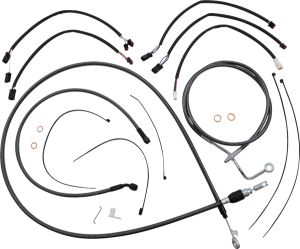 Karbonfibr Designer Handlebar Installation Kit Silver