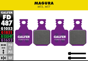 G1652 E-bike Brake Pads, 1, nordicamoto.ro
