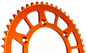 KTM Freeride 350 '12–'17 / 250 R '14–'17 / 250 F '18–'19 hátsó lánckerék, alumínium, RACING narancssárga, 46, 3, nordicamoto.ro