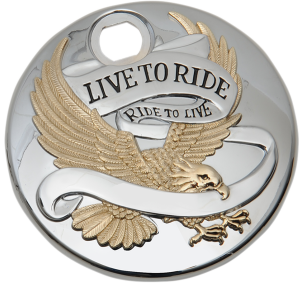 (r)live To Ride(r) Fuel Console Door Gold
