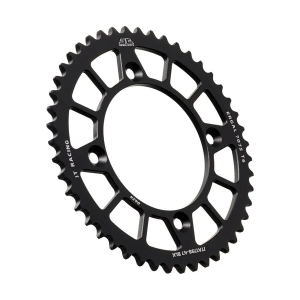 JT SPROCKETS alumínium hátsó lánckerekek, fekete , nordicamoto.ro