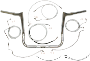 1-1/4(r) Viking Handlebar Installation Kit Silver
